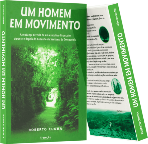 um homem em movimento